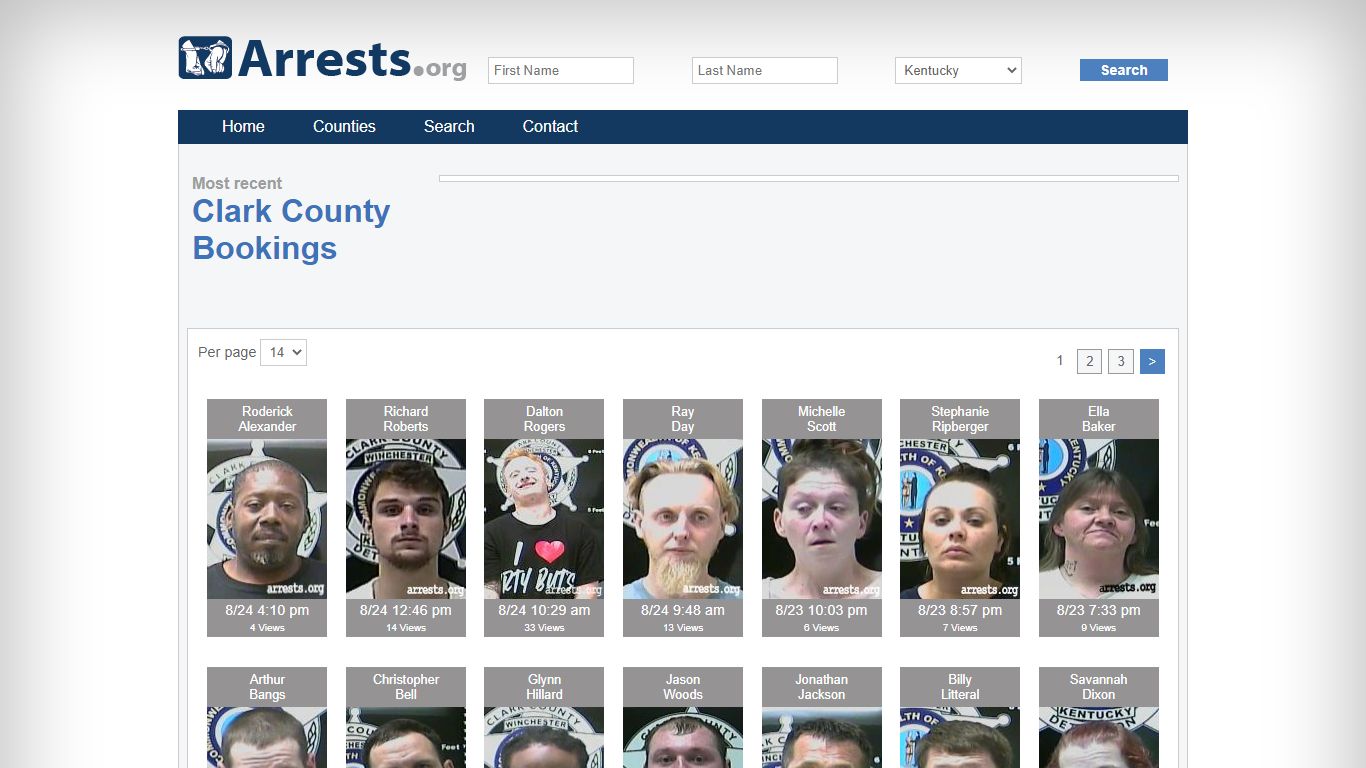 Clark County Arrests and Inmate Search